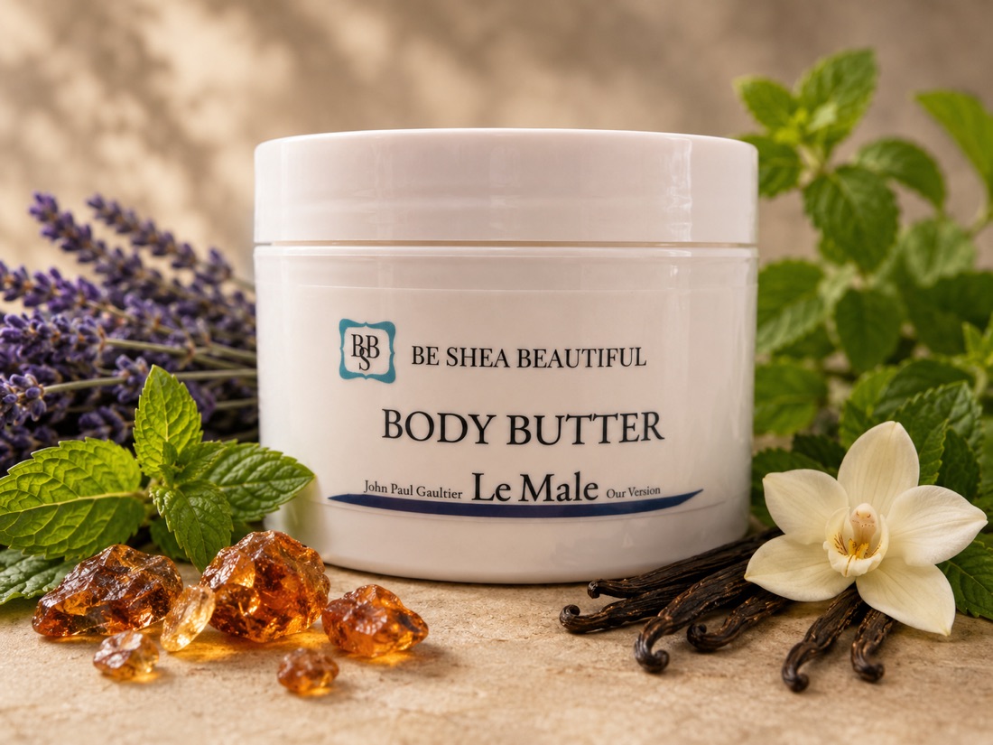Le Male handmade body butter in Detroit MI